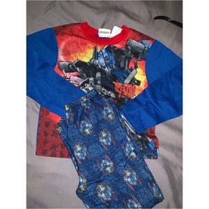 Boys Transformer pajamas